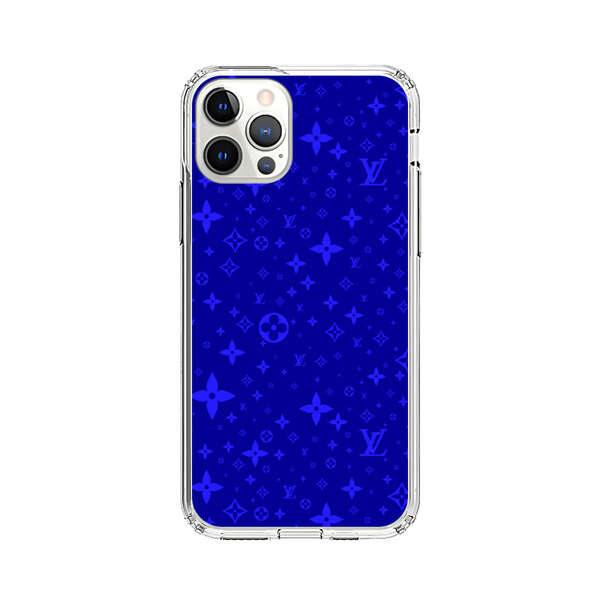 Luxury Blue Designer Pattern iPhone 12 Pro Case