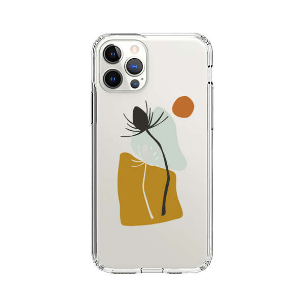 Minimalist Abstract Nature Design iPhone 12 Pro Case
