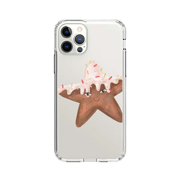 Smiling Gingerbread Star Cookie iPhone 12 Pro Case
