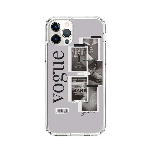 Vogue Fashion Collage Minimalist iPhone 12 Pro Case