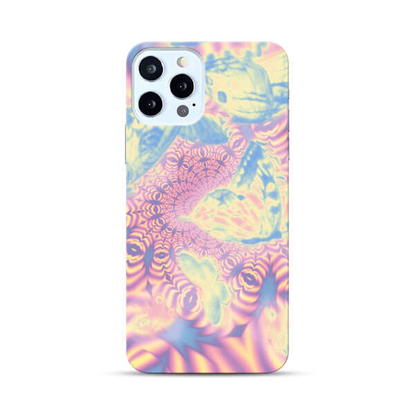 Ethereal Butterflies Psychedelic Swirl iPhone 12 Pro Hard Case