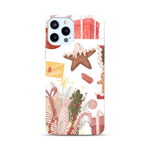 Holiday Gingerbread Candy Cane Gifts iPhone 12 Pro Hard Case