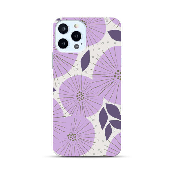 Lavender Flower Pattern iPhone 12 Pro Hard Case