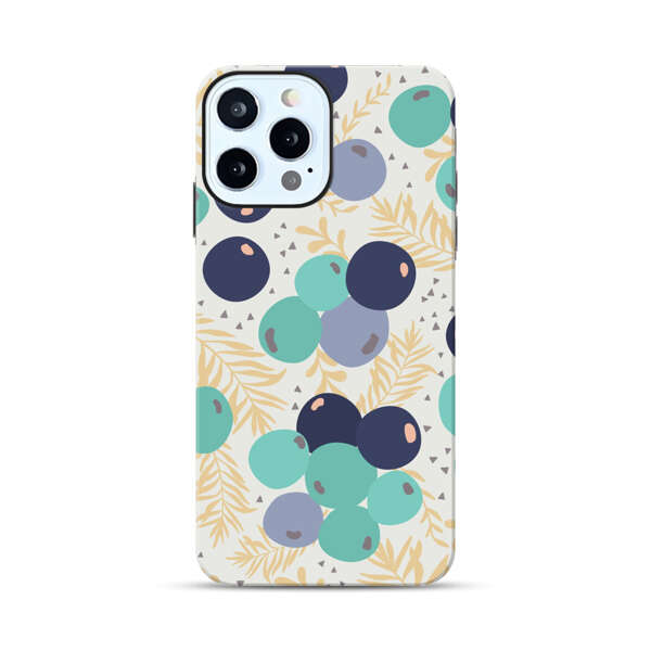 Abstract Berries Pattern iPhone 12 Pro Impact Case