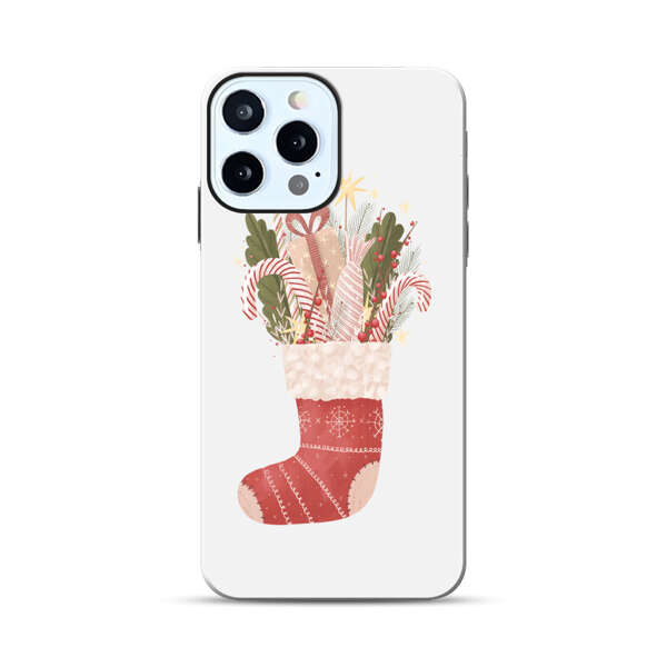 Christmas Stocking with Gifts and Candy Canes iPhone 12 Pro Impact Case