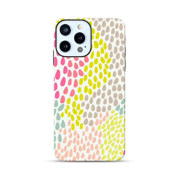 Colorful Abstract Teardrop Pattern iPhone 12 Pro Impact Case