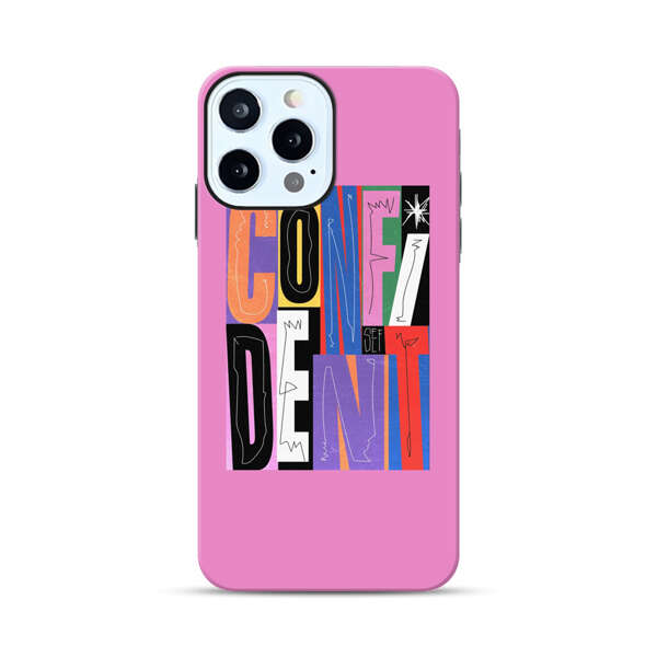 Confident Bold Colorful Typography iPhone 12 Pro Impact Case