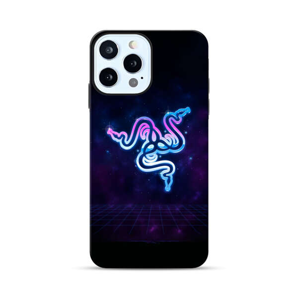 Glowing Neon Triple Snake iPhone 12 Pro Impact Case