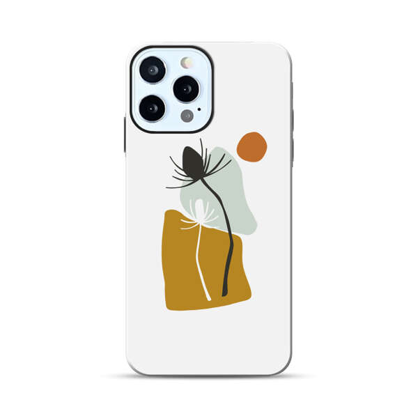 Minimalist Abstract Nature Design iPhone 12 Pro Impact Case