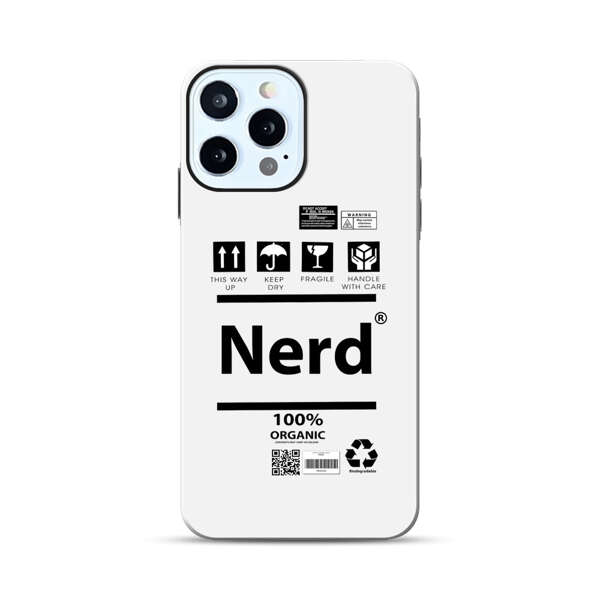 Minimalist Nerd Shipping Icons Design iPhone 12 Pro Impact Case