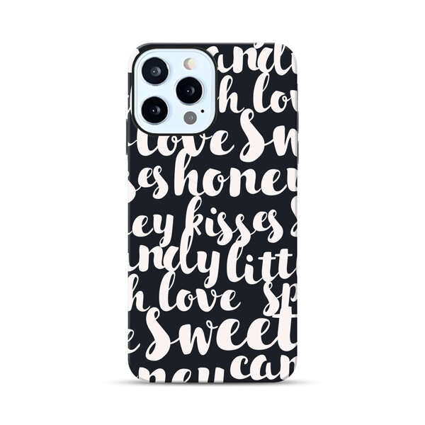 Sweet Honey Kisses Love Sugar Candy Pattern iPhone 12 Pro Impact Case