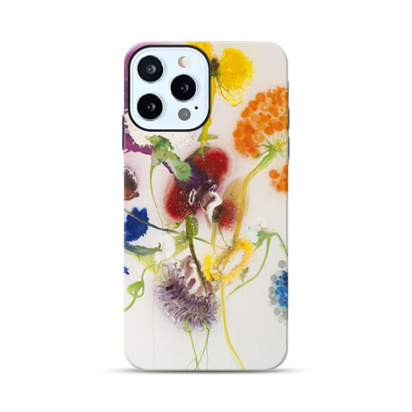 Vibrant Abstract Floral Artwork iPhone 12 Pro Impact Case