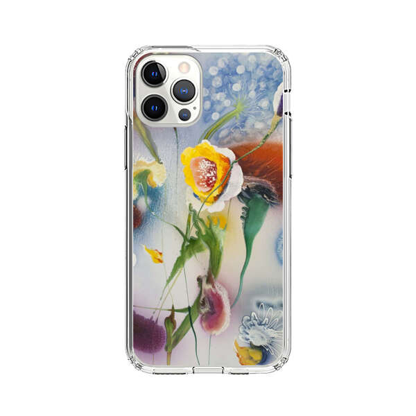 Abstract Colorful Flowers iPhone 12 Pro Max Case