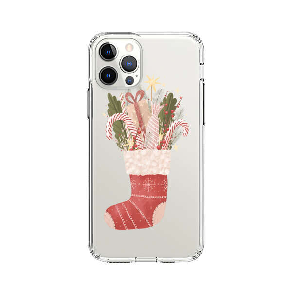 Christmas Stocking with Gifts and Candy Canes iPhone 12 Pro Max Case