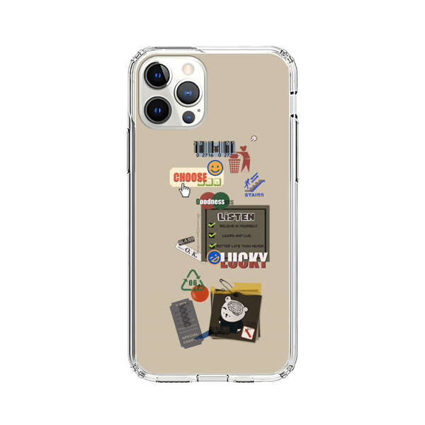 Creative Collage of Motivational Elements iPhone 12 Pro Max Case