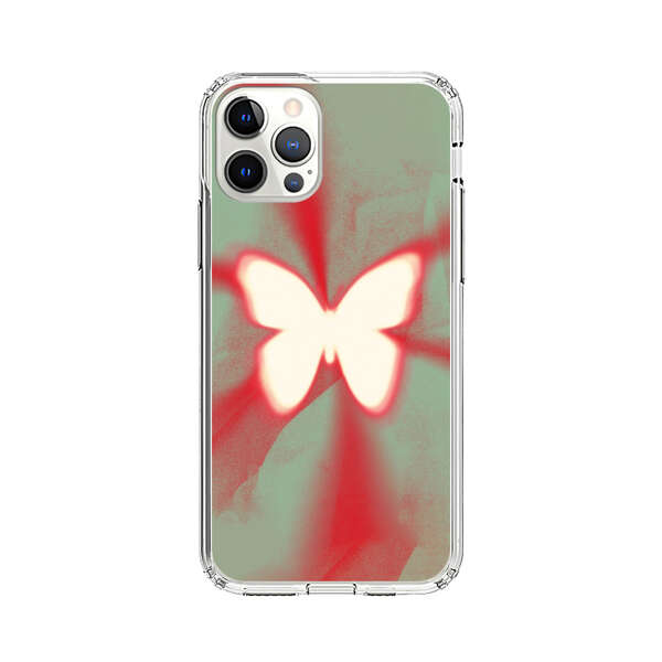 Glowing White Butterfly Abstract Radiant Design iPhone 12 Pro Max Case