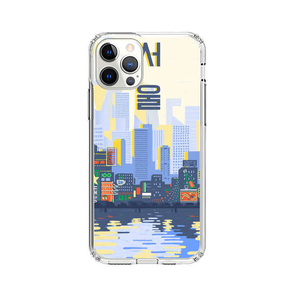 Modern City Skyline Reflection iPhone 12 Pro Max Case