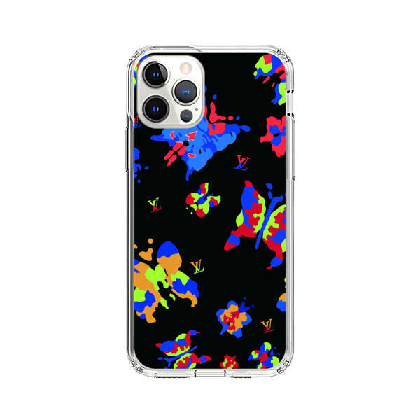 Vibrant Abstract Butterflies and Floral Splashes iPhone 12 Pro Max Case