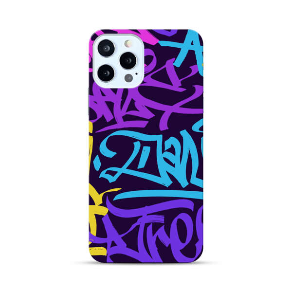 Colorful Graffiti Pattern iPhone 12 Pro Max Hard Case