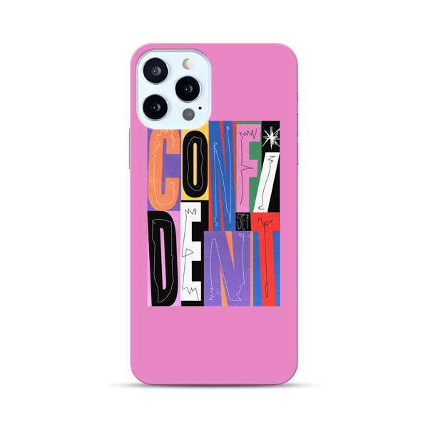 Confident Bold Colorful Typography iPhone 12 Pro Max Hard Case