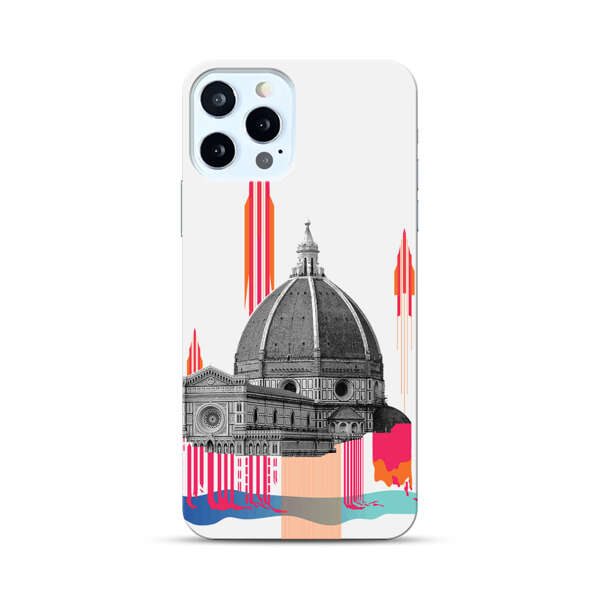 Florence Cathedral Dome Artistic Illustration iPhone 12 Pro Max Hard Case
