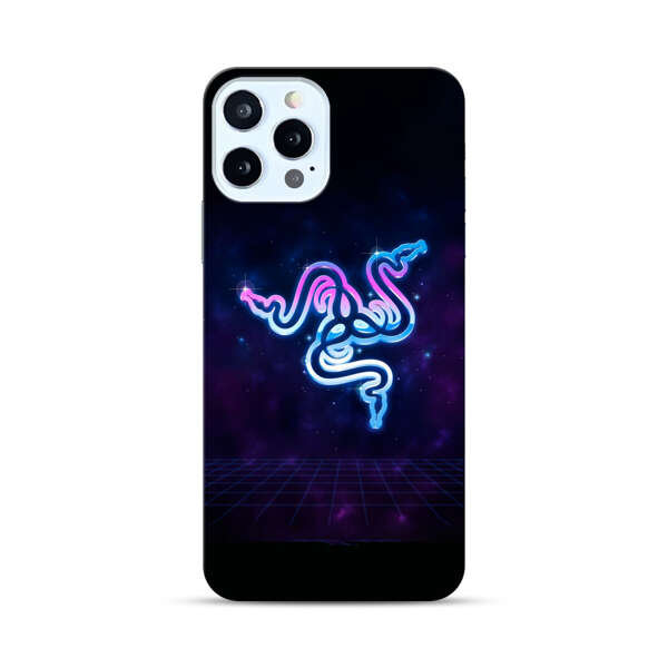 Glowing Neon Triple Snake iPhone 12 Pro Max Hard Case