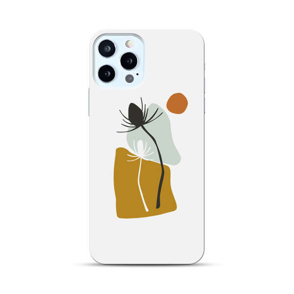 Minimalist Abstract Nature Design iPhone 12 Pro Max Hard Case