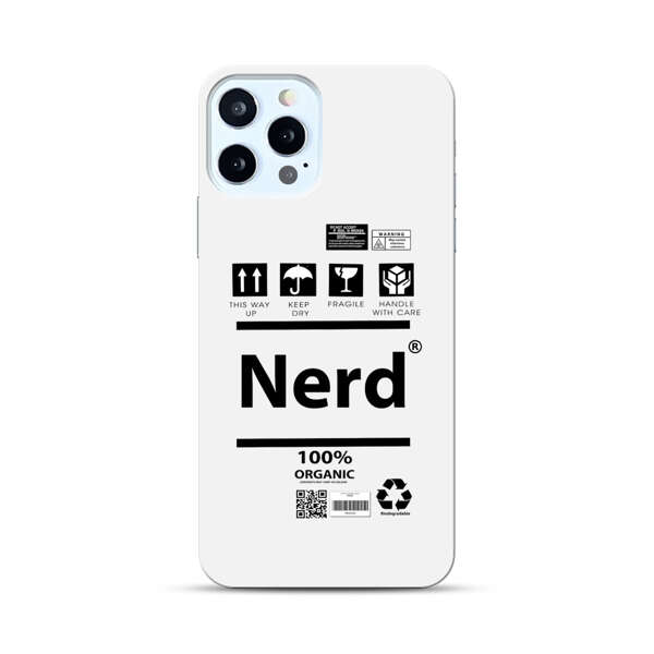 Minimalist Nerd Shipping Icons Design iPhone 12 Pro Max Hard Case