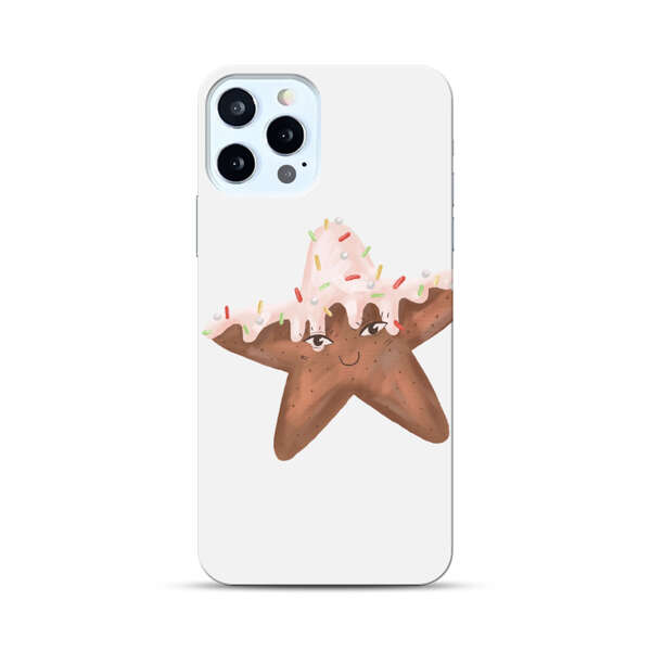 Smiling Gingerbread Star Cookie iPhone 12 Pro Max Hard Case