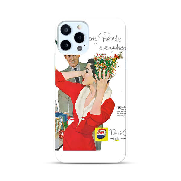 Vintage Pepsi-Cola Holiday Advertisement iPhone 12 Pro Max Hard Case