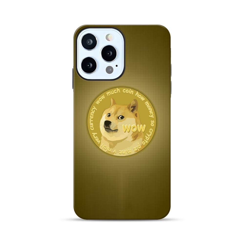 Golden Dogecoin Coin iPhone 12 Pro Max Impact Case