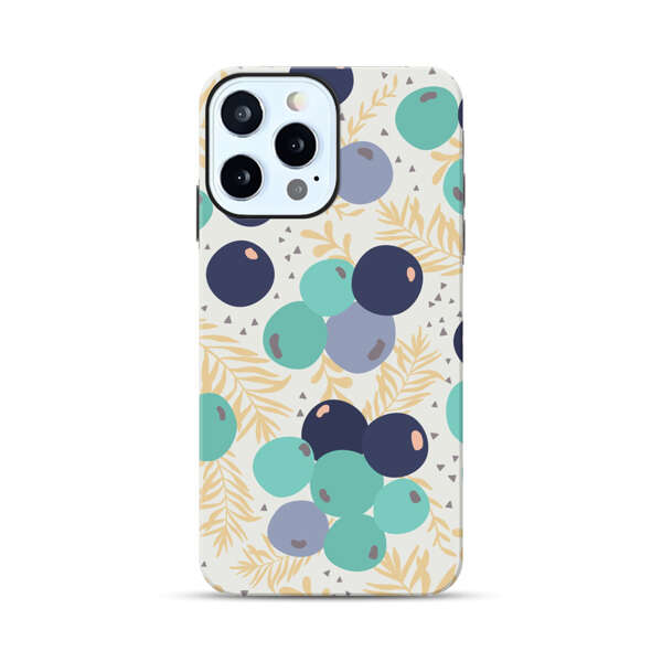 Abstract Berries Pattern iPhone 12 Pro Max Impact Case