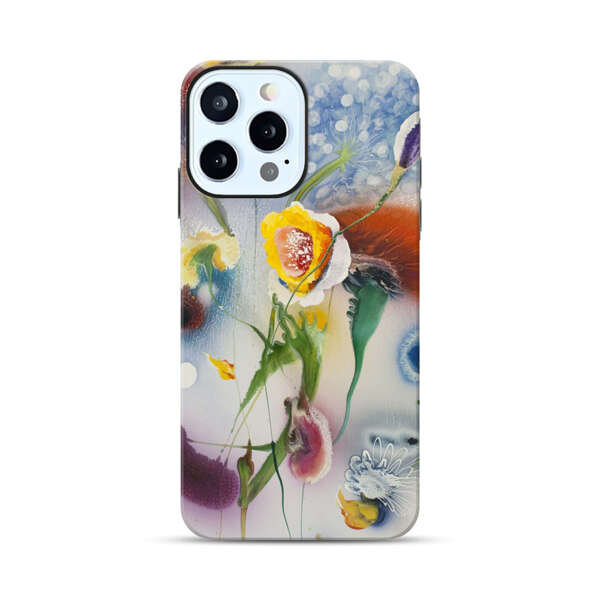 Abstract Colorful Flowers iPhone 12 Pro Max Impact Case