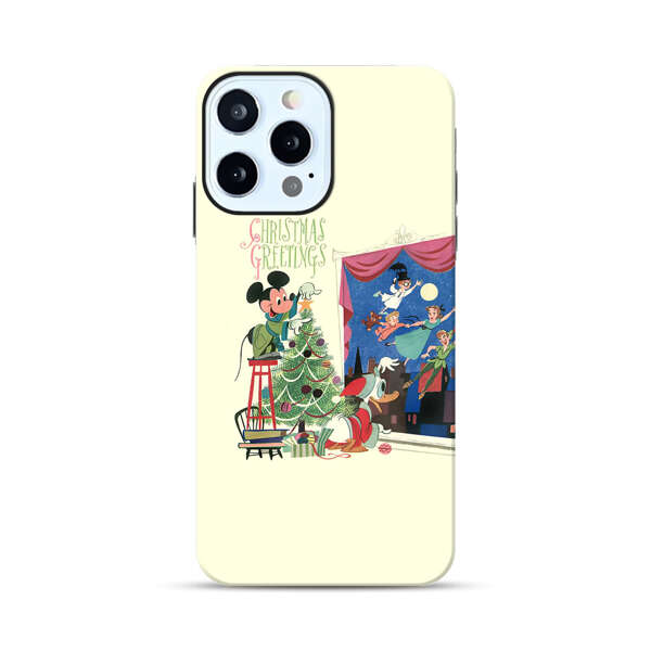 Christmas Disney Mickey Mouse and Peter Pan iPhone 12 Pro Max Impact Case