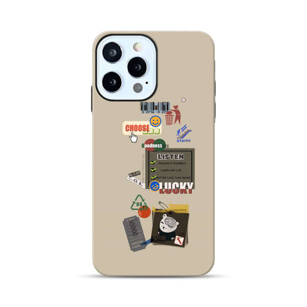 Creative Collage of Motivational Elements iPhone 12 Pro Max Impact Case