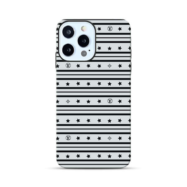 Elegant Stars Geometric Pattern iPhone 12 Pro Max Impact Case