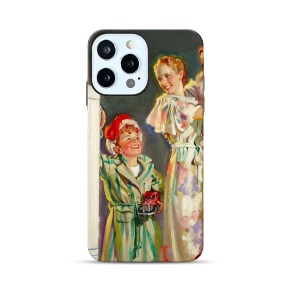 Joyful Family Christmas Celebration iPhone 12 Pro Max Impact Case