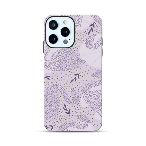 Lavender Swan Pattern iPhone 12 Pro Max Impact Case