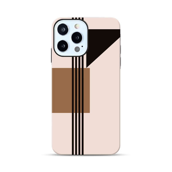 Minimalist Abstract Geometric Design iPhone 12 Pro Max Impact Case