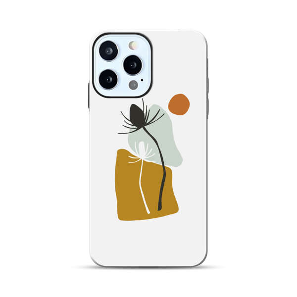 Minimalist Abstract Nature Design iPhone 12 Pro Max Impact Case