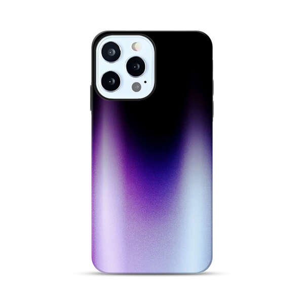 Purple Blue Gradient Flame iPhone 12 Pro Max Impact Case