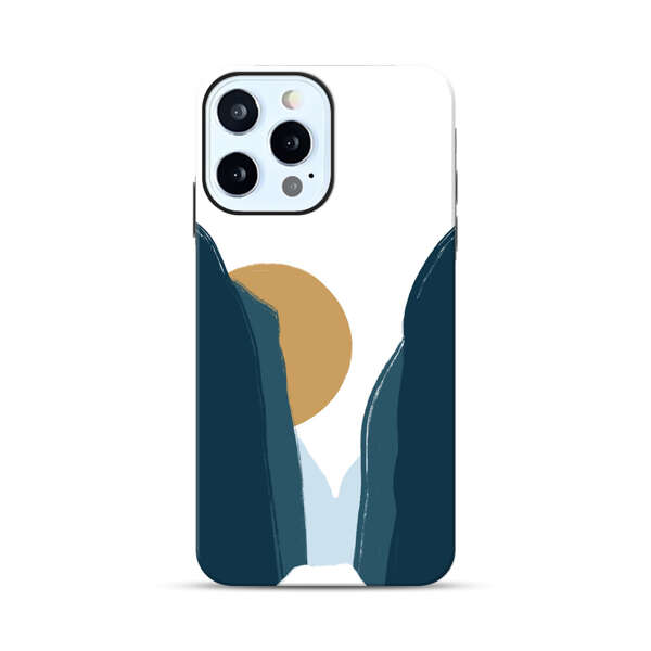 Sunset Between Dark Cliffs iPhone 12 Pro Max Impact Case