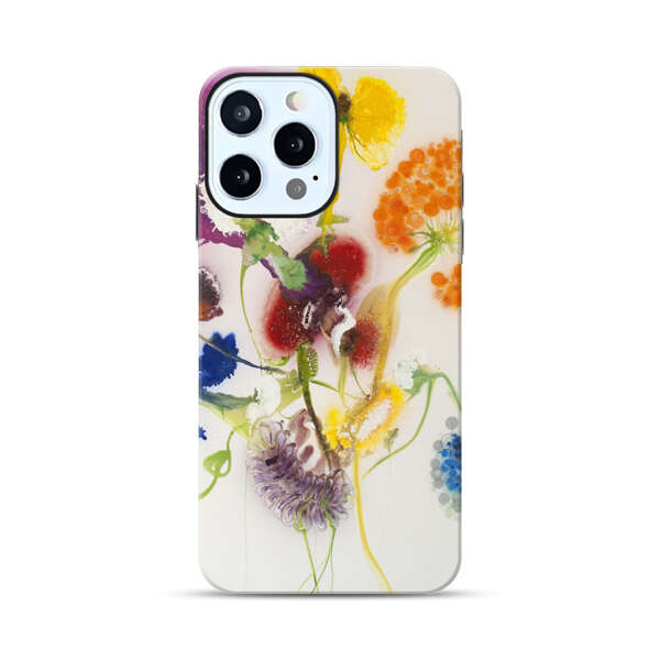 Vibrant Abstract Floral Artwork iPhone 12 Pro Max Impact Case