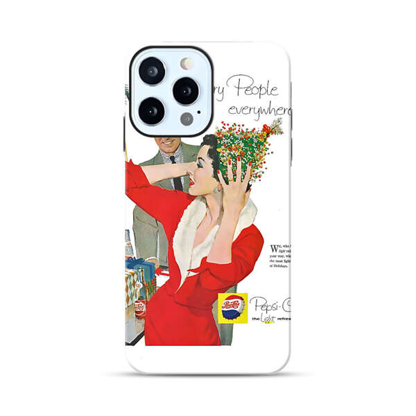 Vintage Pepsi-Cola Holiday Advertisement iPhone 12 Pro Max Impact Case