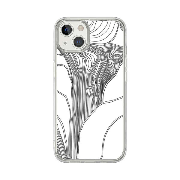 Abstract Line Art Design iPhone 13 Case