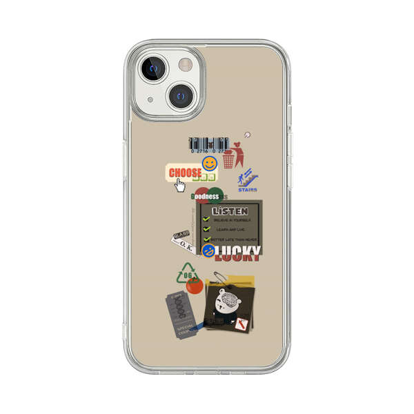 Creative Collage of Motivational Elements iPhone 13 Case