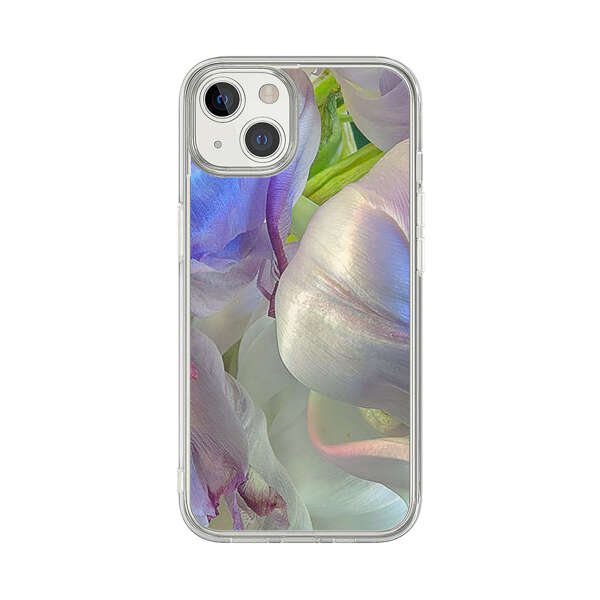 Delicate Pastel Flower Petals Close Up iPhone 13 Case