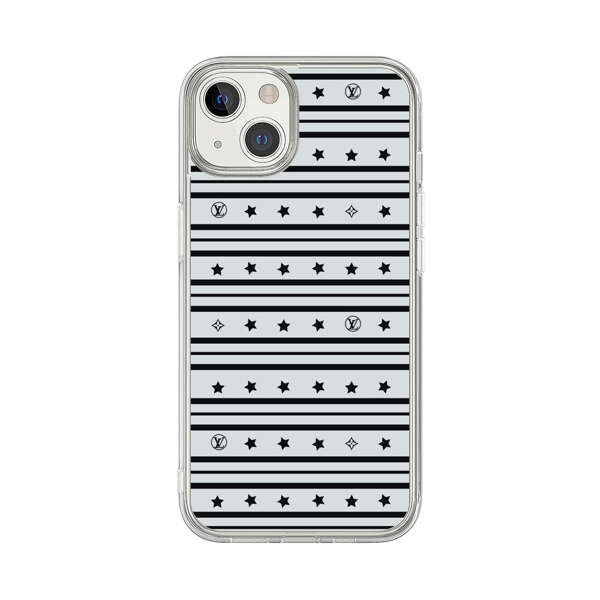 Elegant Stars Geometric Pattern iPhone 13 Case