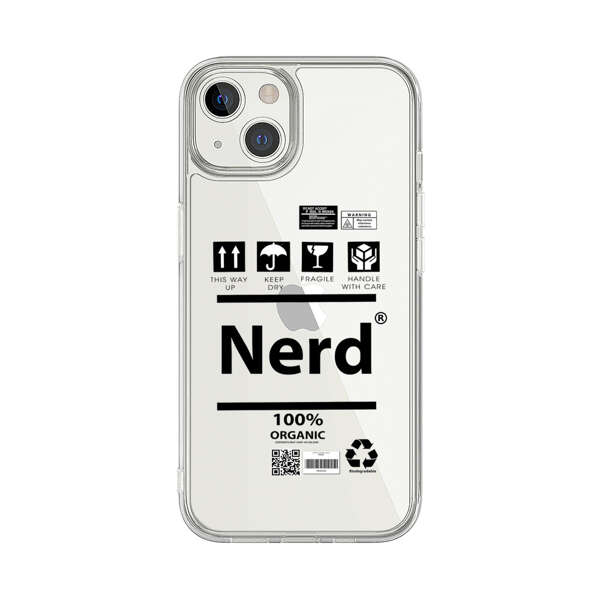 Minimalist Nerd Shipping Icons Design iPhone 13 Case