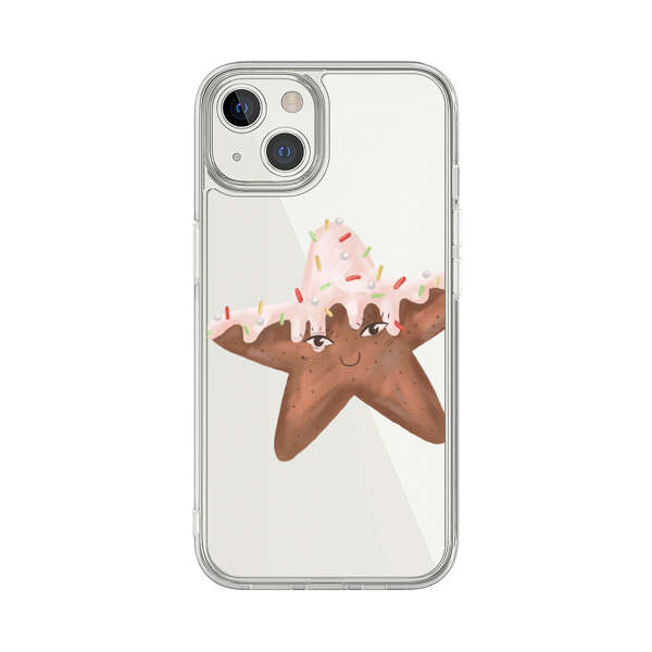 Smiling Gingerbread Star Cookie iPhone 13 Case